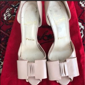 Christian louboutin Jolie Pump 6 patent nude